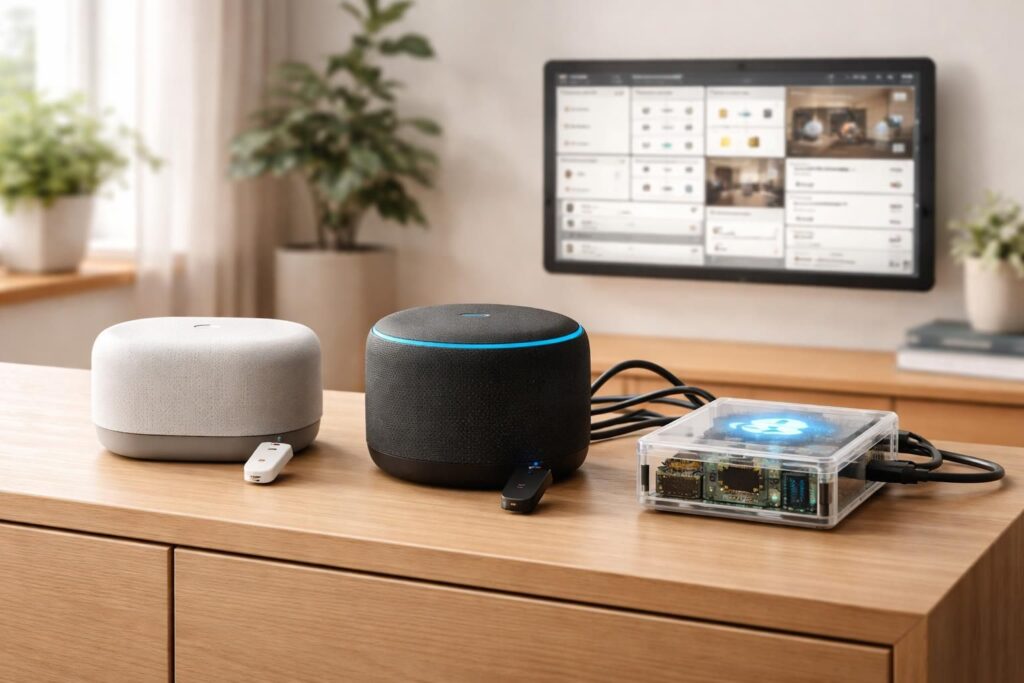 découvrez notre comparaison complète entre google nest et amazon echo pour 2026 et choisissez la meilleure box domotique adaptée à vos besoins.