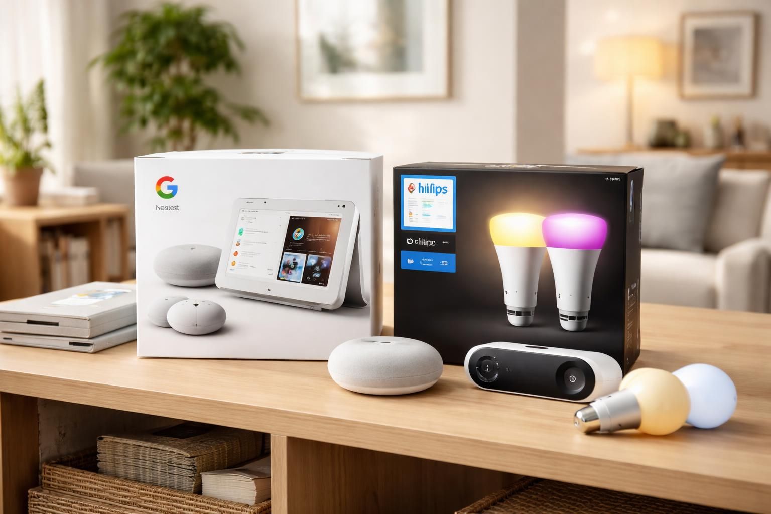 découvrez notre comparaison complète entre google nest et philips hue pour choisir la meilleure box domotique en 2026, adaptée à vos besoins connectés.
