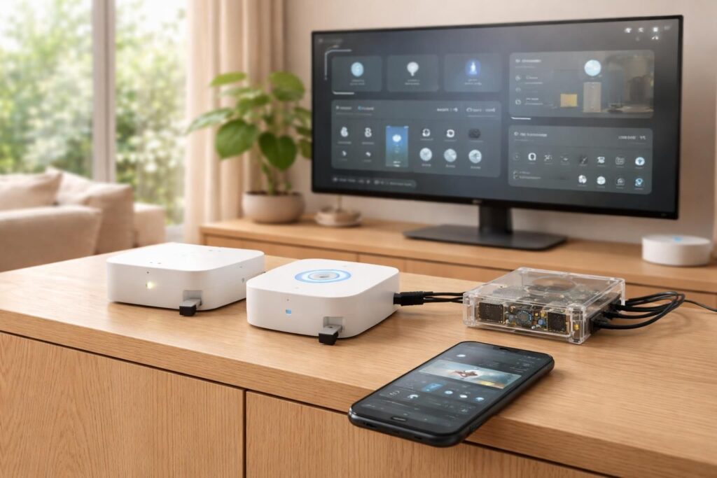 comparez google nest et philips hue pour choisir la meilleure box domotique en 2026. analyse des fonctionnalités, compatibilités et prix pour une maison connectée optimale.