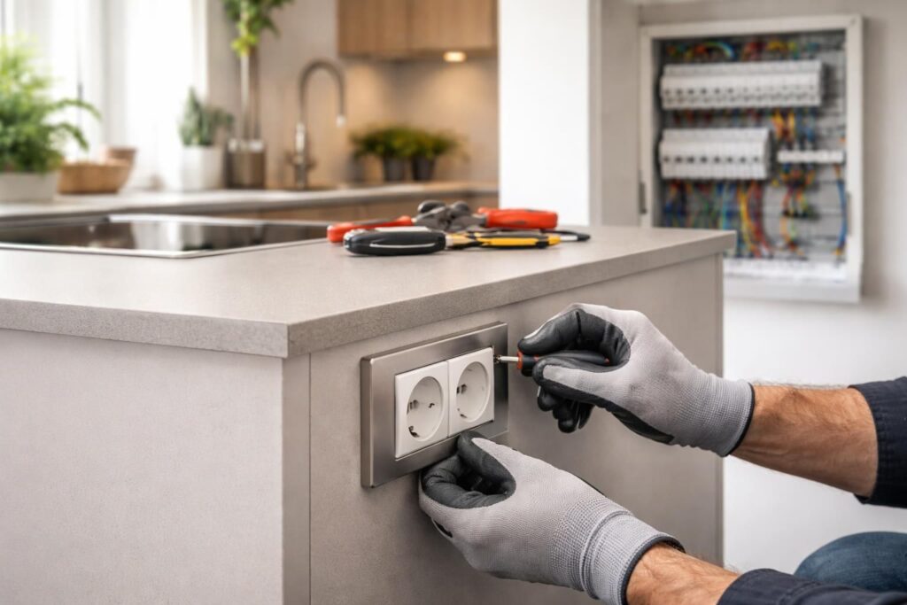 découvrez comment choisir et installer une prise électrique pour votre îlot central de cuisine, alliant praticité, design et sécurité pour un espace fonctionnel.
