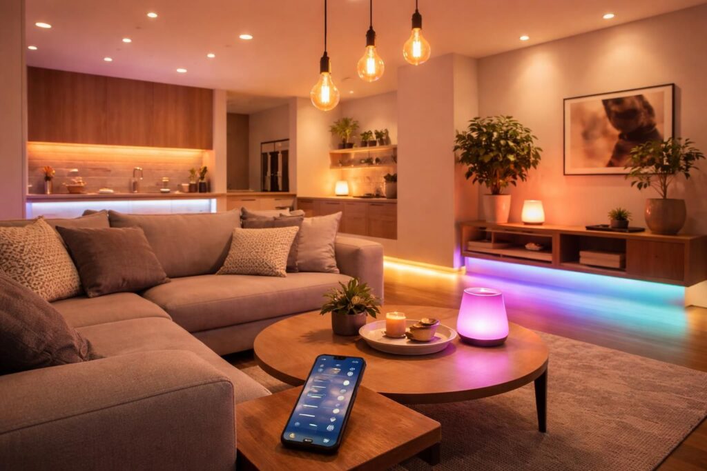 découvrez notre guide complet pour bien débuter avec l'éclairage connecté chez vous et transformez votre intérieur grâce à la domotique facile et intelligente.