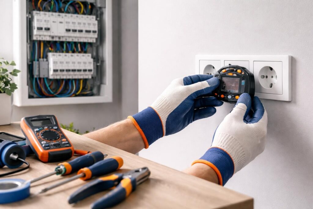 découvrez comment utiliser un testeur de prise pour garantir la sécurité électrique de vos installations et éviter les risques de court-circuit ou de choc électrique.