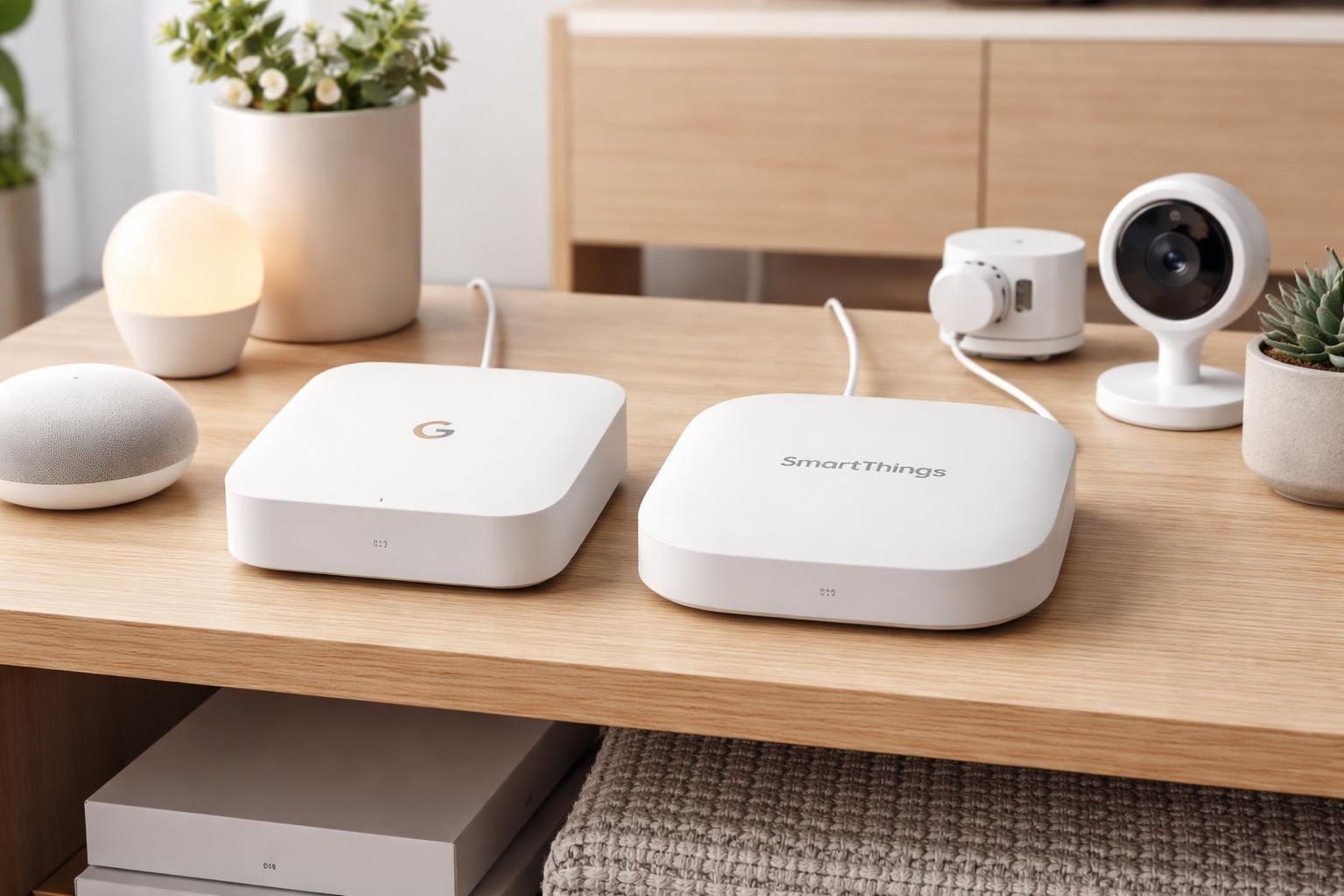 découvrez notre comparaison approfondie entre google nest et samsung smartthings pour choisir la meilleure solution d'installation home assistant en 2026, et optimisez votre maison connectée.