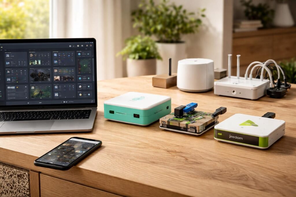 découvrez notre comparatif entre home assistant green et jeedom pour choisir la solution idéale en 2026, afin de gérer une maison écologique et intelligente efficacement.