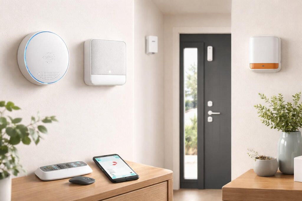 découvrez notre comparatif 2026 entre nest et somfy pour choisir la meilleure alarme connectée sans fil, adaptée à votre sécurité et vos besoins.