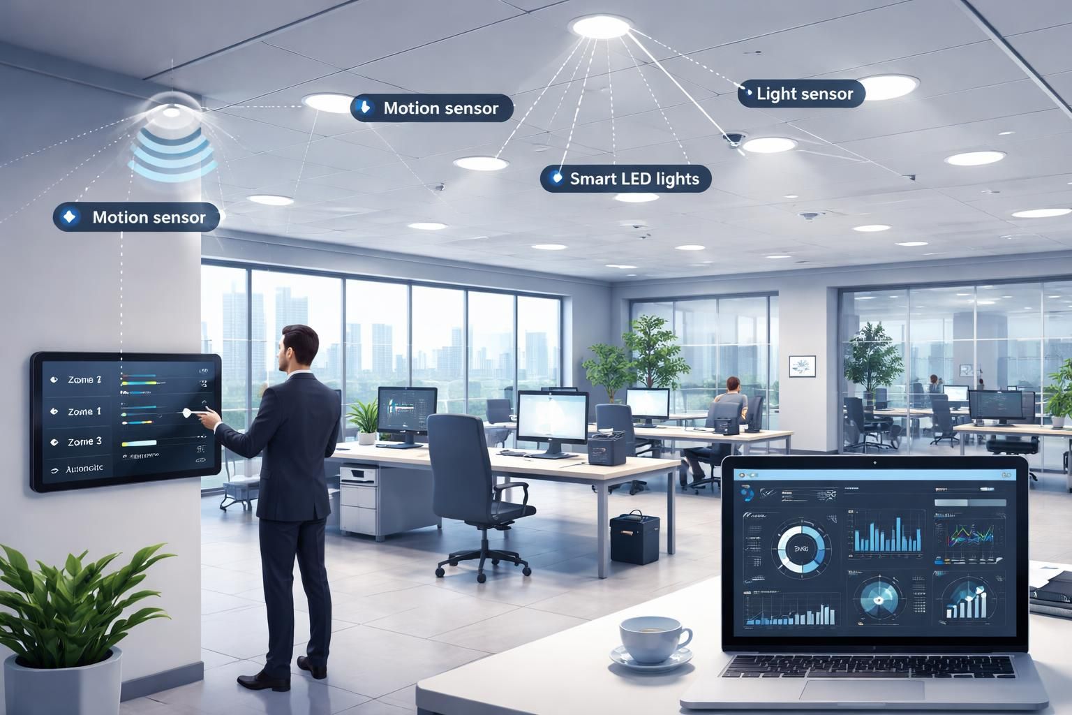 découvrez comment l'éclairage automatique au bureau peut optimiser la détection de présence pour améliorer le confort et l'efficacité énergétique dans votre espace de travail.