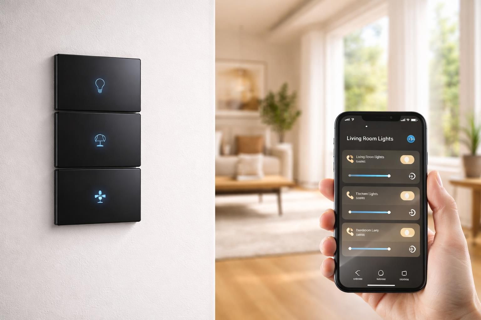 découvrez comment choisir l'interrupteur connecté idéal pour votre maison en alliant design, fonctionnalité et compatibilité avec votre système domotique.