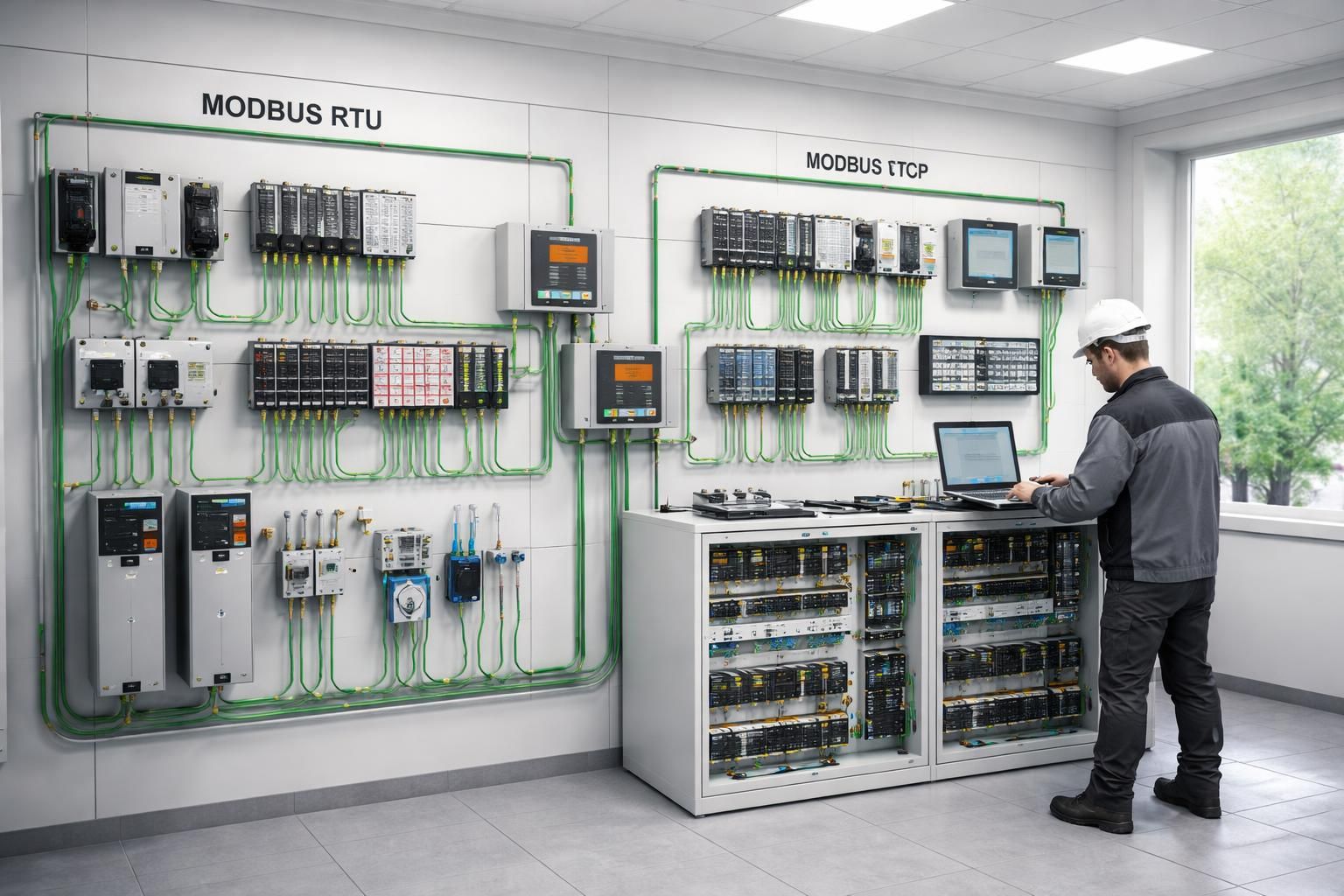 découvrez les différences essentielles entre modbus rtu et modbus tcp pour choisir la solution la mieux adaptée à vos besoins en communication industrielle.