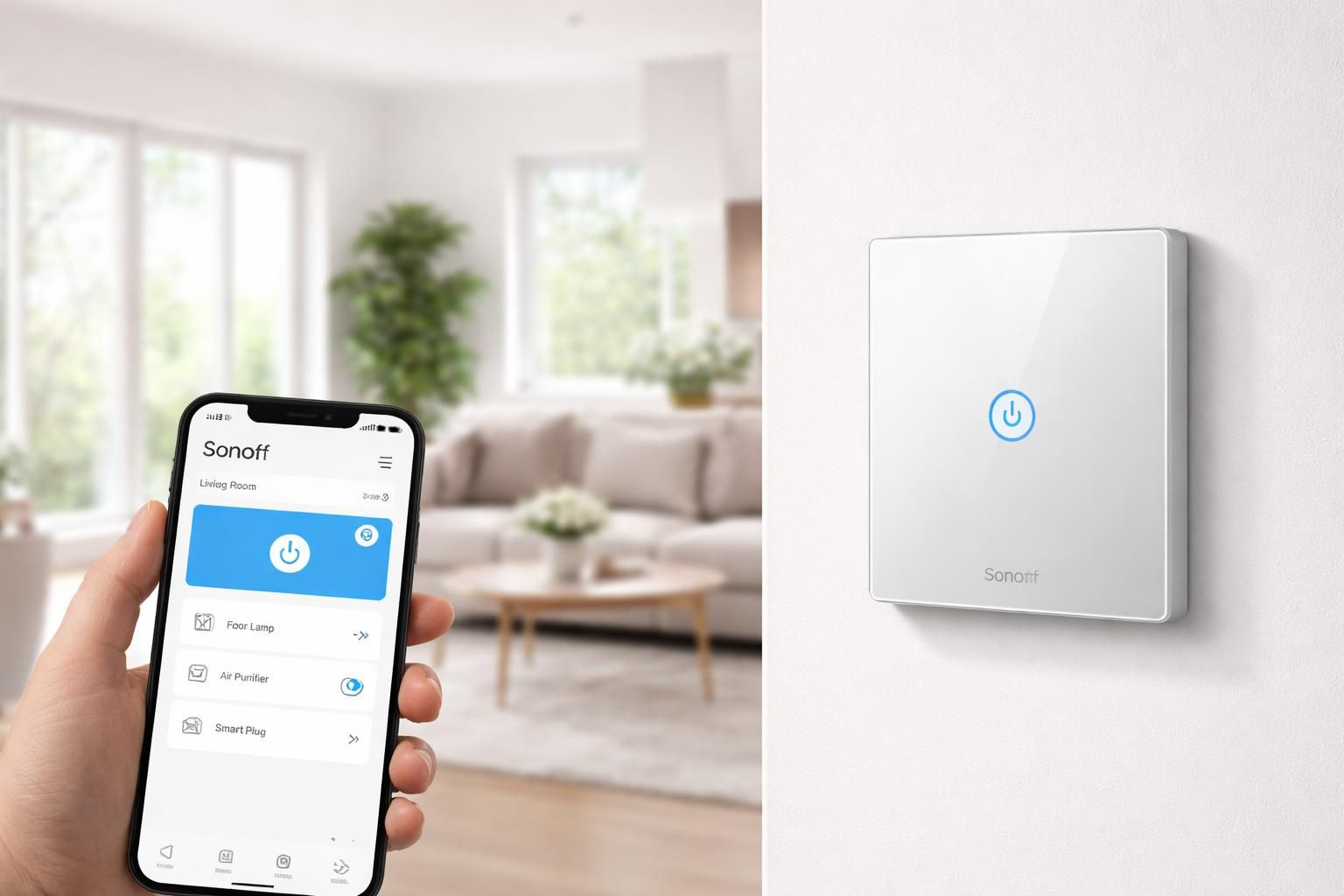 découvrez notre avis complet sur l'interrupteur connecté sonoff : analyse de ses performances, guide d'installation simple et utilité pour une maison intelligente.