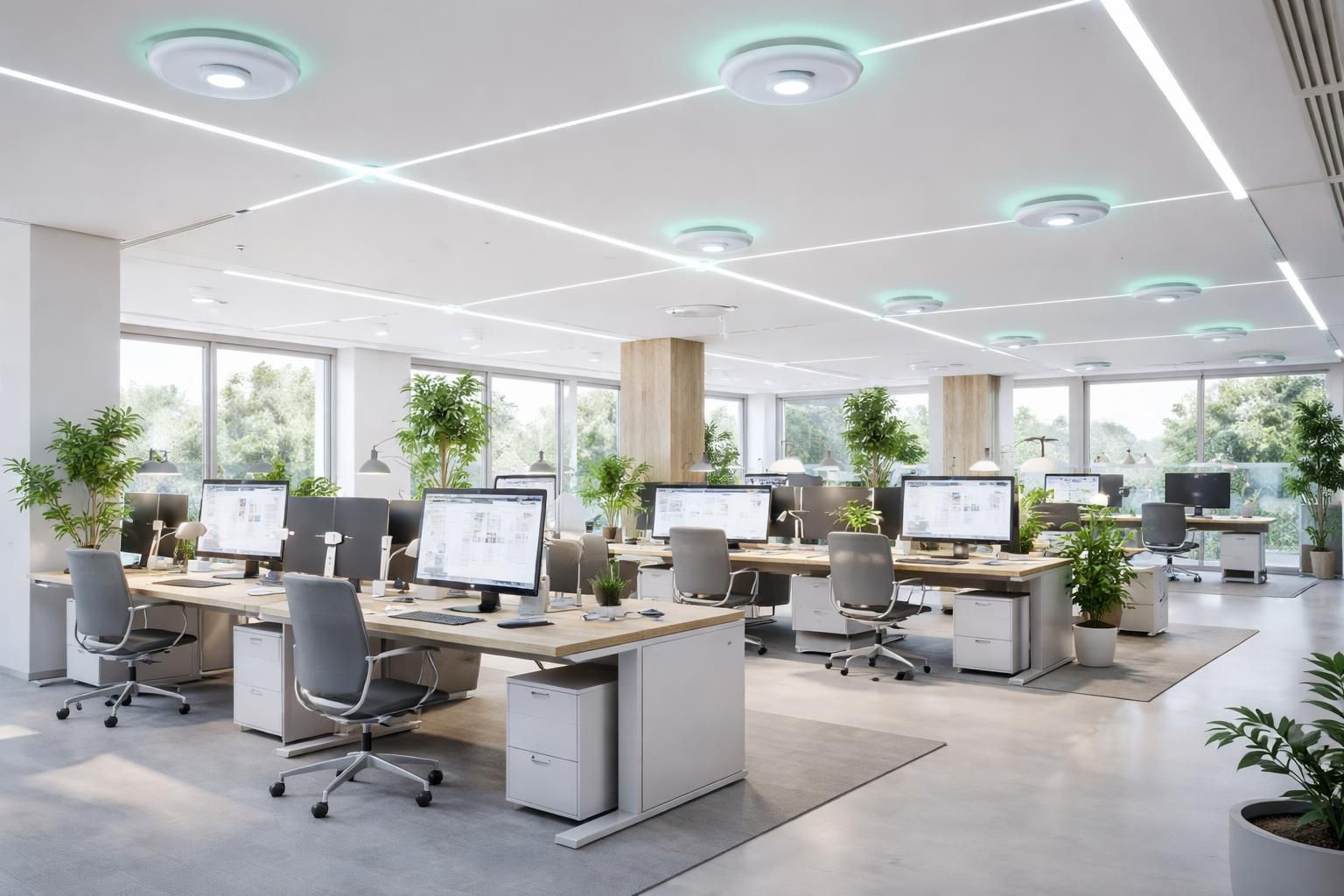 découvrez comment le flex office associé à la domotique permet d'optimiser l'espace de travail intelligent pour plus de confort, de flexibilité et d'efficacité au bureau.