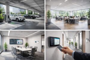 découvrez comment la gestion de parking connecté en entreprise permet d'optimiser l'espace disponible et d'améliorer la sécurité pour les salariés et visiteurs.