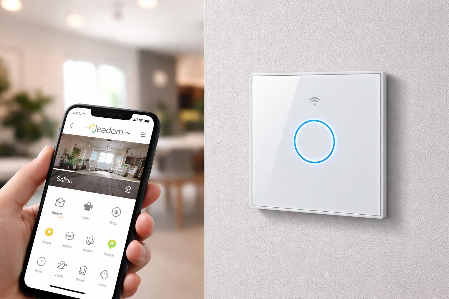 découvrez notre guide complet pour choisir et installer un interrupteur connecté compatible jeedom, afin de domotiser facilement votre maison.