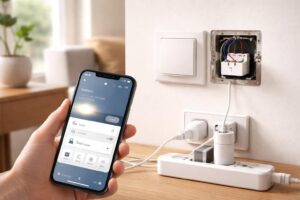 découvrez comment installer facilement un module interrupteur connecté derrière un interrupteur existant pour rendre votre éclairage intelligent sans changer votre installation.