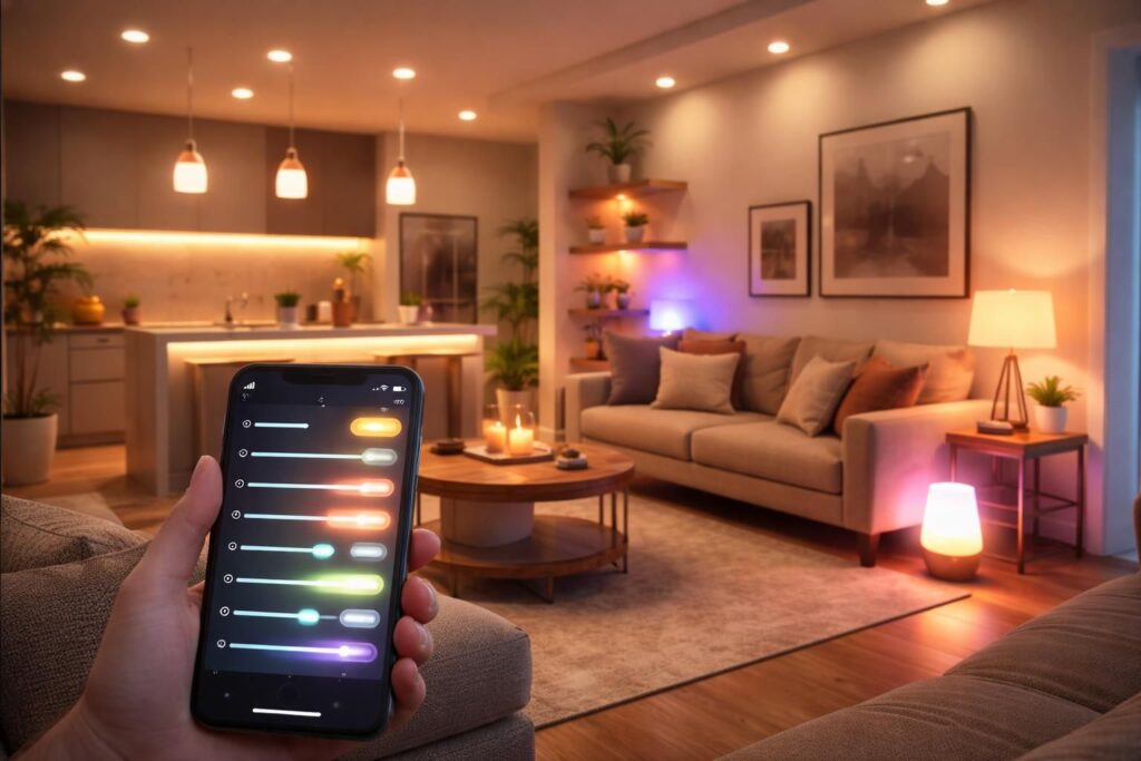 découvrez comment contrôler l'éclairage de votre maison à la voix grâce à notre guide complet pour une maison connectée intelligente, alliant confort et technologie.
