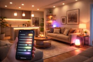 découvrez comment contrôler l'éclairage de votre maison à la voix grâce à notre guide complet pour une maison connectée intelligente, alliant confort et technologie.