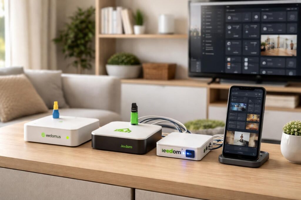 découvrez quelle box domotique choisir en 2026 entre eedomus et jeedom, en comparant leurs fonctionnalités locales et cloud pour une maison connectée efficace et sécurisée.